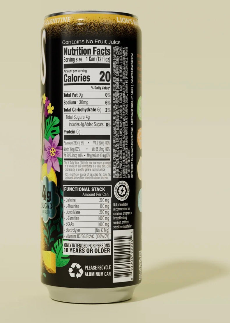 Calaveras Energy 355ml | Hurricane
