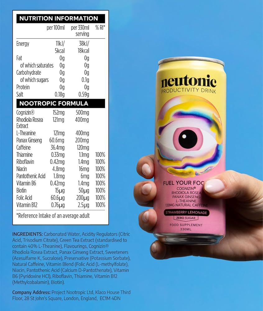 Ex- Neutonic Energy Drink 12 Pack | Sabores Variados
