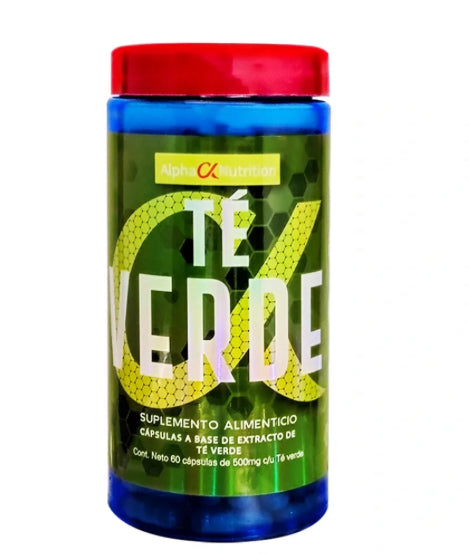 Alpha Nutrition Te verde 500Mg 60 Caps
