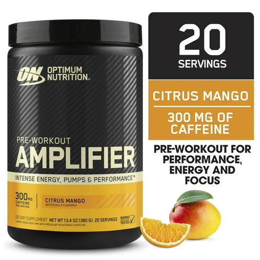 Optimun Nutrition Pre entreno Amplifier 20 Serv