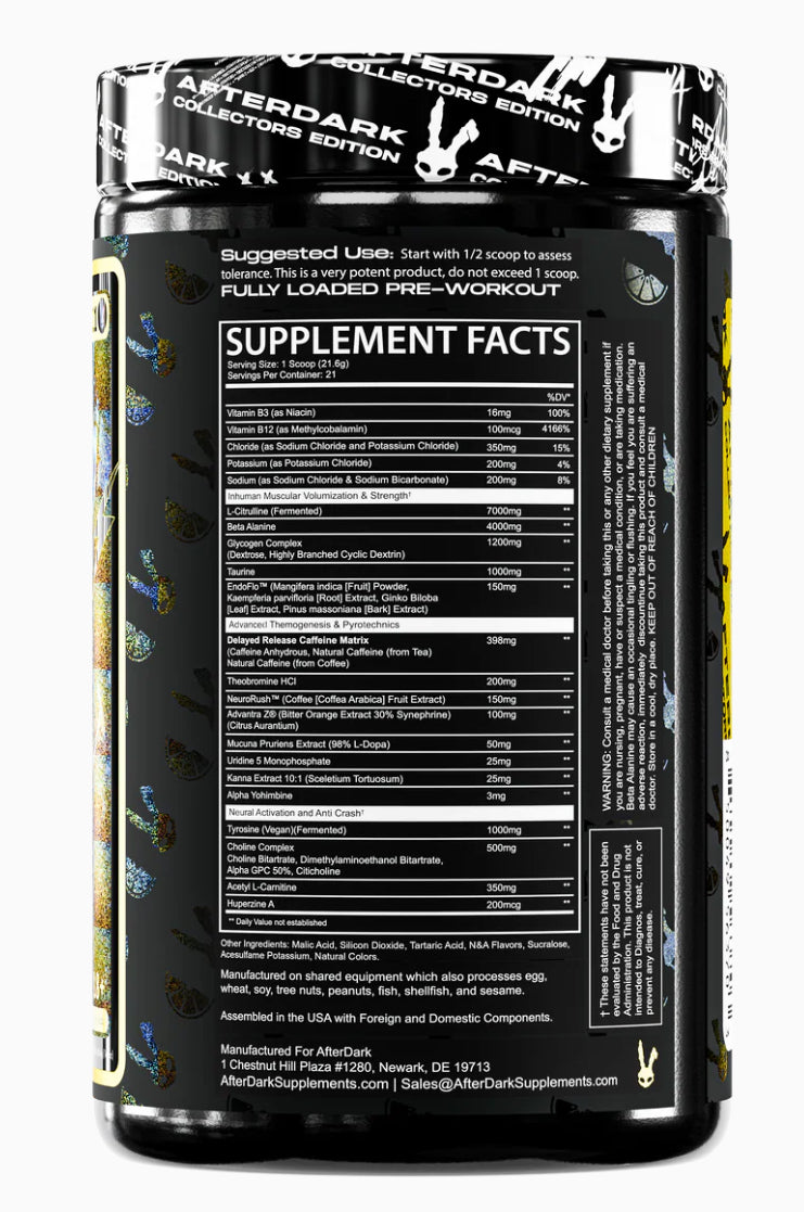 Afterdark Void Lemon Jolt 21 Serv