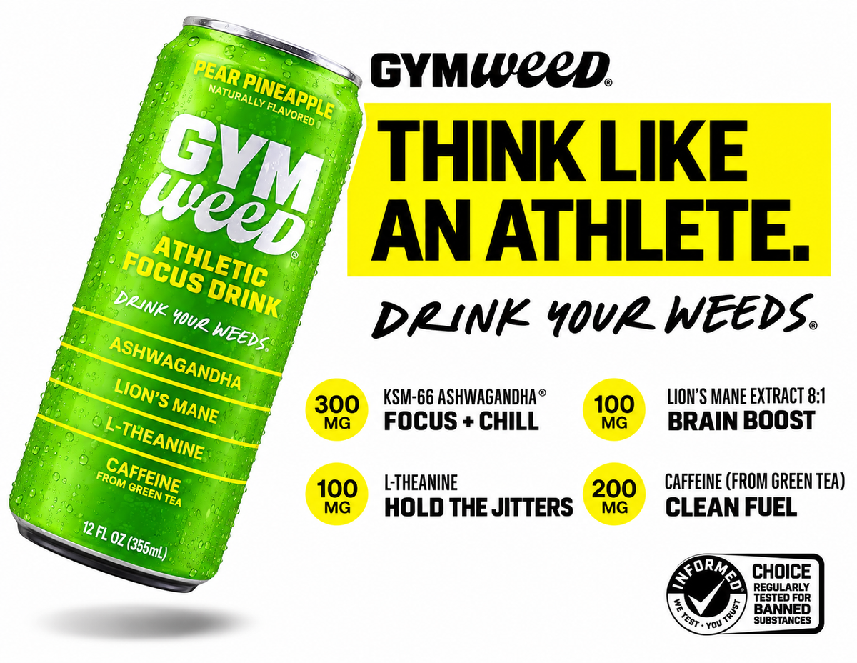 Gym Weed 355ml | Pear Pineapple