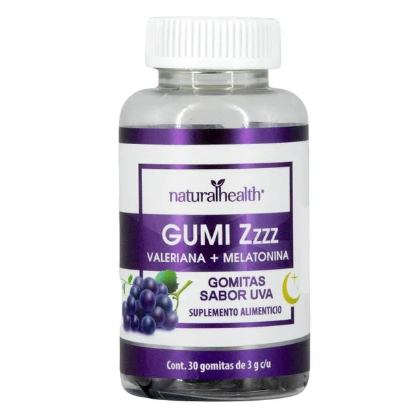 Natural GumiSleep 30 Gomitas Sabor Uva