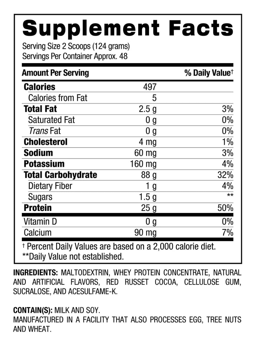 Bpi Bulk Muscle Gainer 13Lbs Chocolate