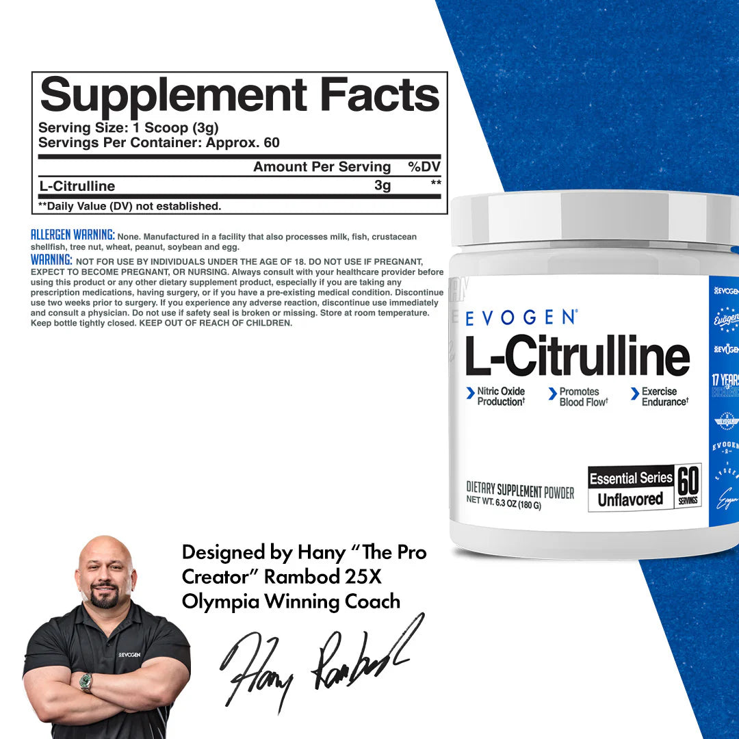 Evogen Citrulina 60Serv