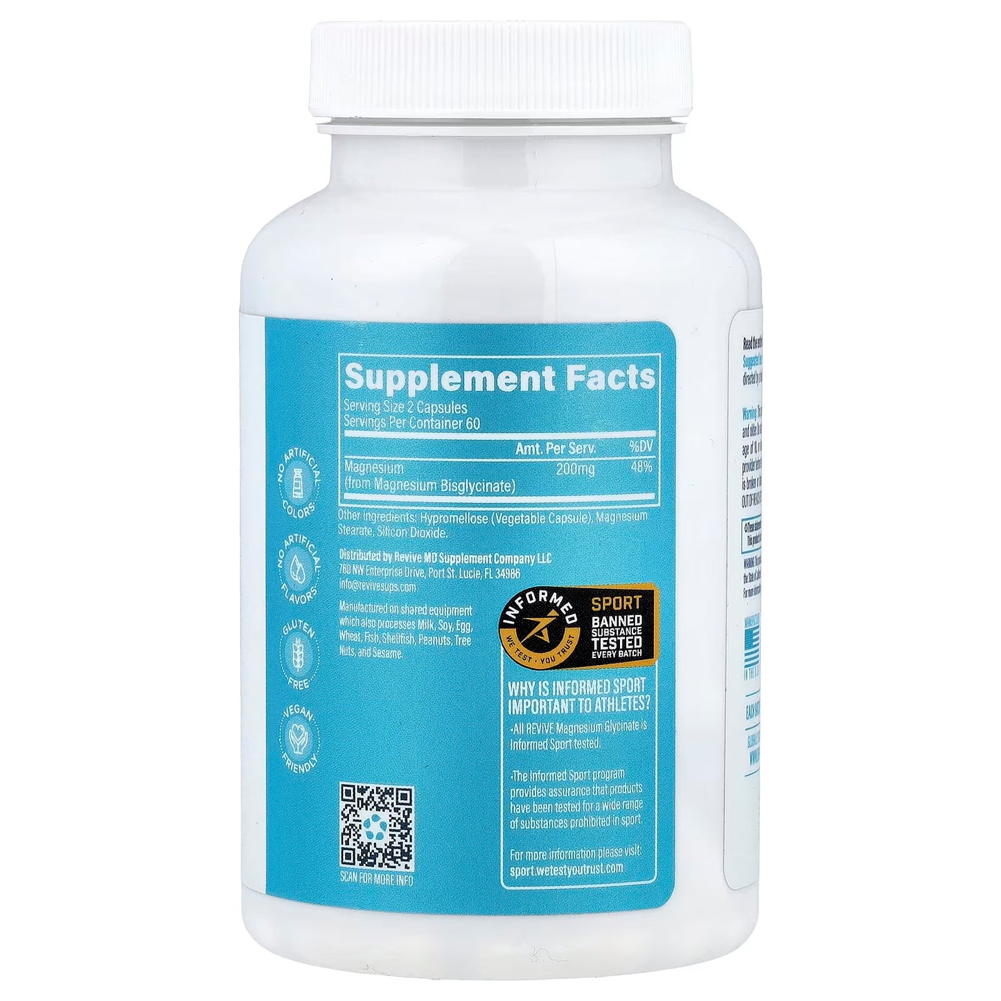 Revive Glicinato de Magnesio 120Caps