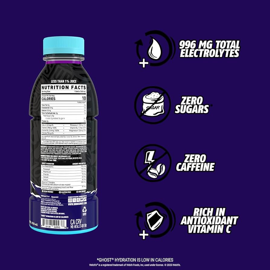 Ghost Hydration RTD 16.9 Oz 12 Pack