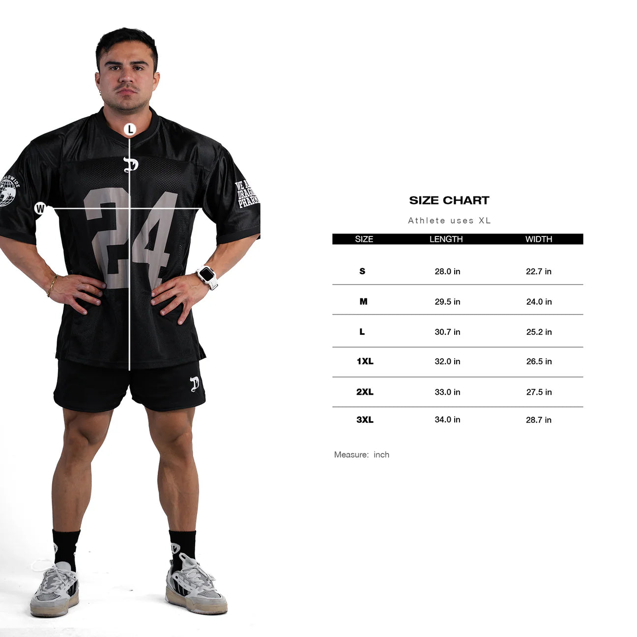 Dragón Pharma Jersey Negra XL