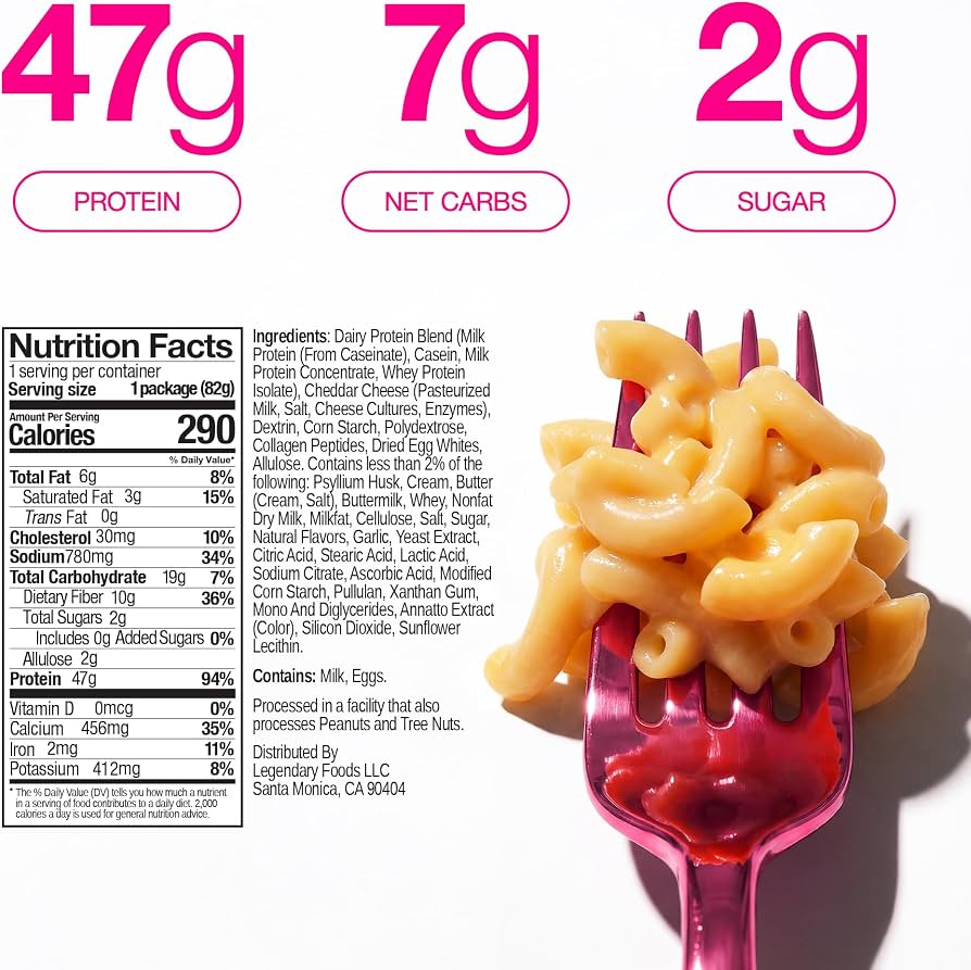 Legendary Protein Pasta 1 Cup