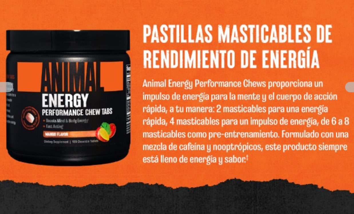 Universal Animal Energy Chews 30Serv