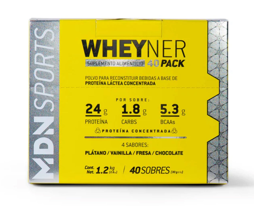 Proteína Wheyner 40Pack