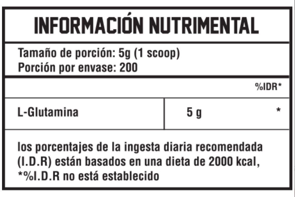 BlackBear Glutamina 200 Serv