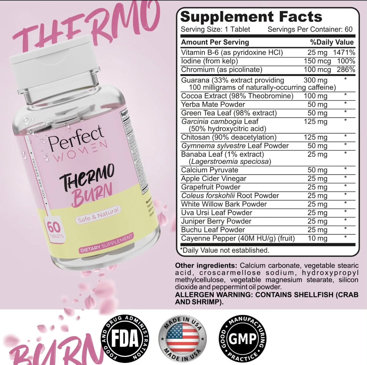 Perfect Women Thermo Burn 60 Tabs