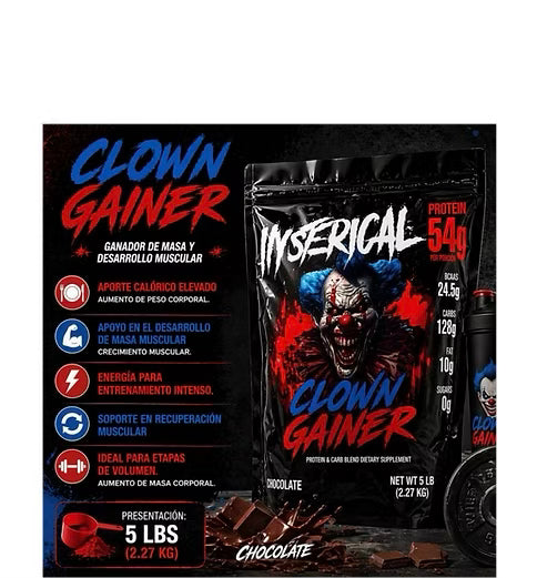 Hysterical Clown Gainer 5 Lbs