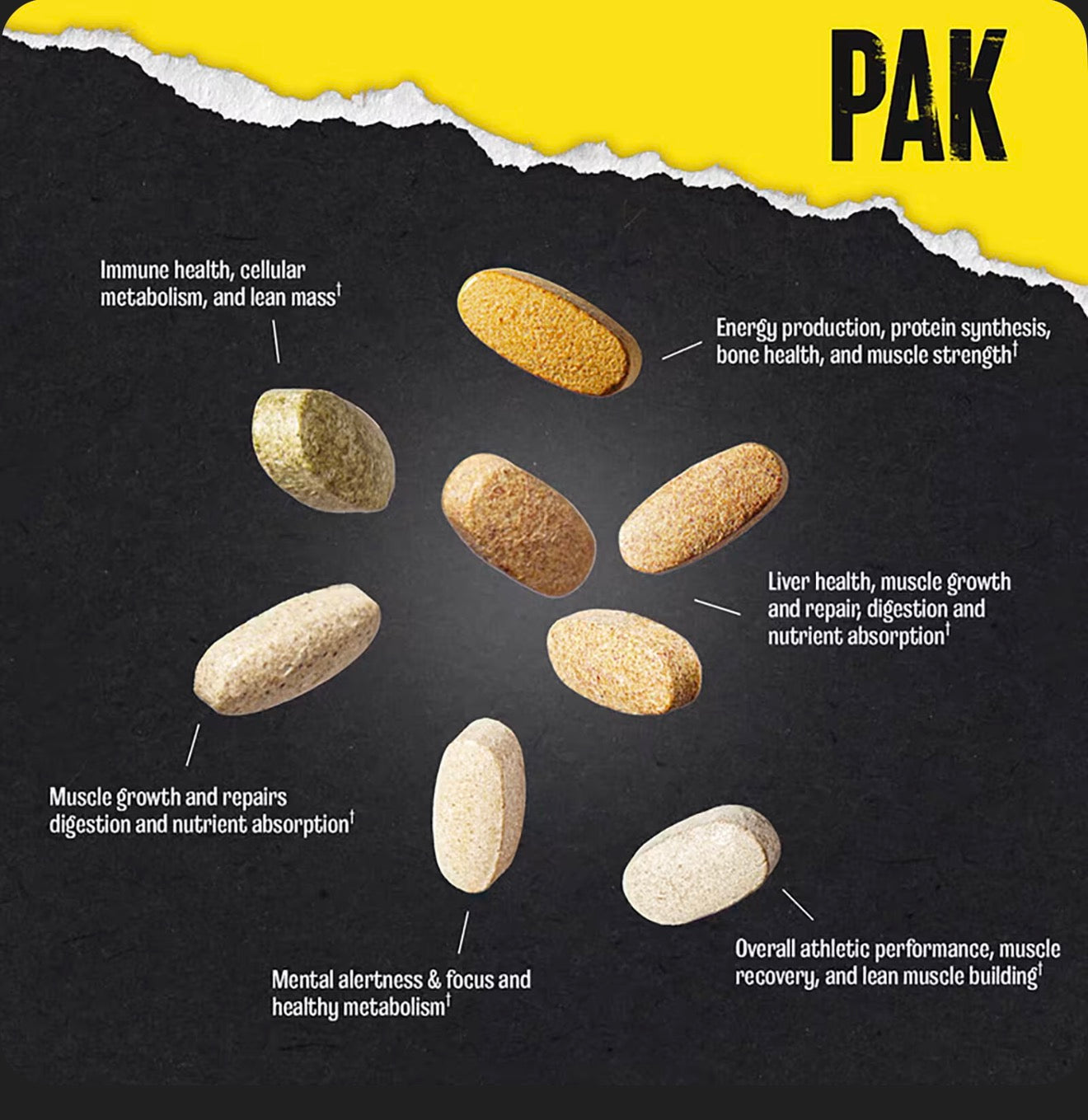 Animal Pak 30 Packs 8 Pastillas