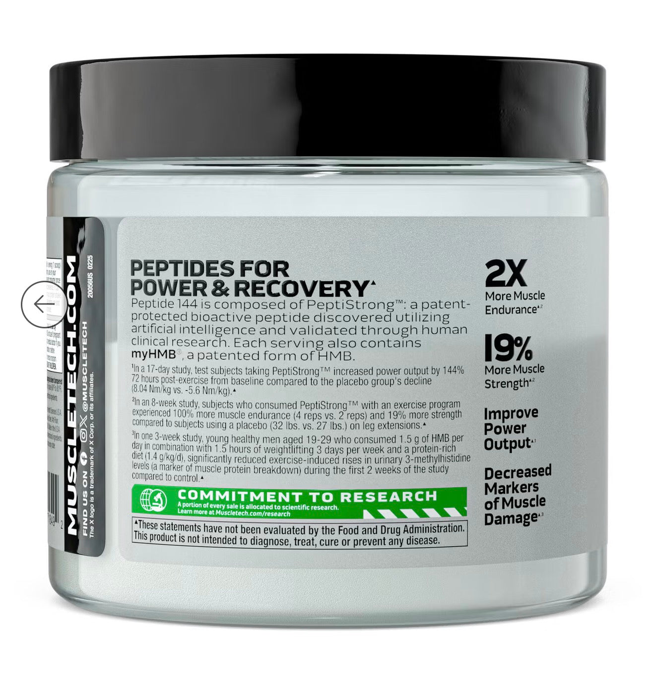 Muscletech Recovery Peptide 144 | 30 Serv