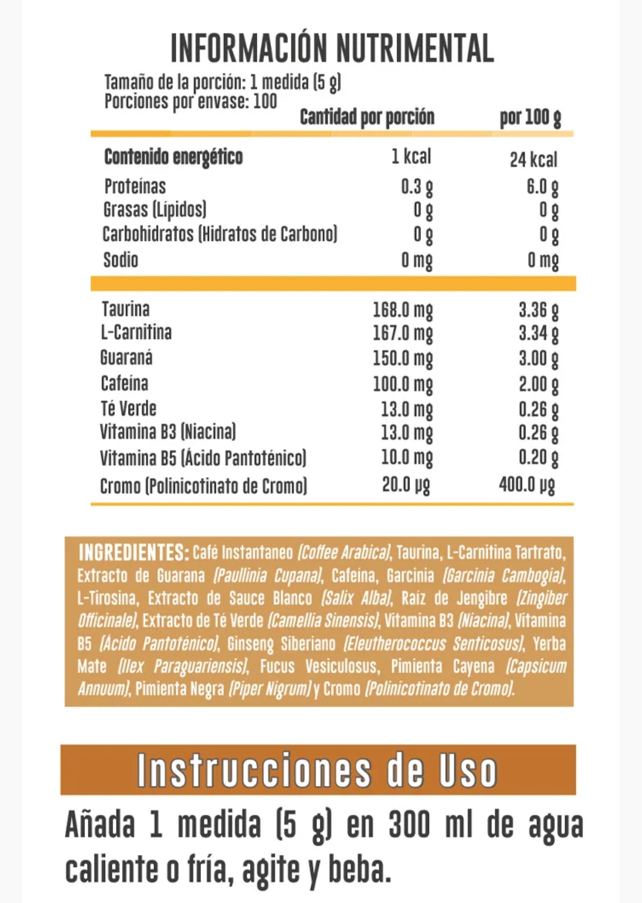 ADV Coffee Fit L-Carnitina 300 Gr