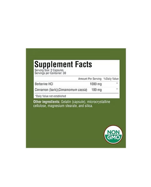 Windmill Hs Berberine Cinnamon 1000 Mg 60 Caps