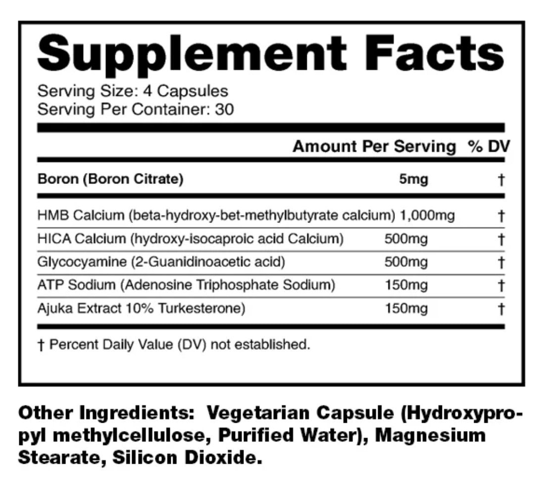 Dragon Hydra High Potency Natural Anabolic 120 Caps