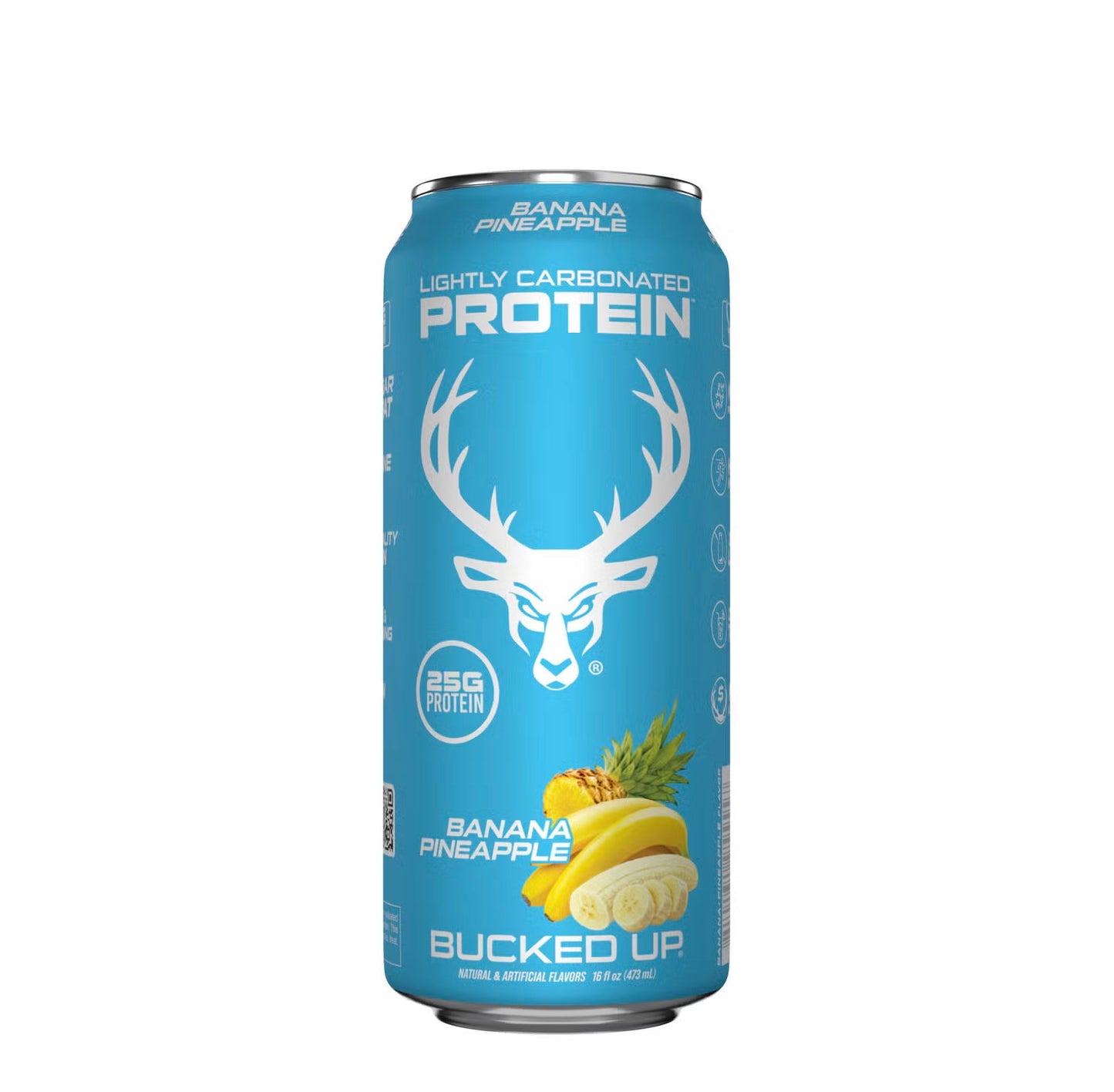 Bucked Up Lightly Carbonated Protein 16 Oz 12 Pack