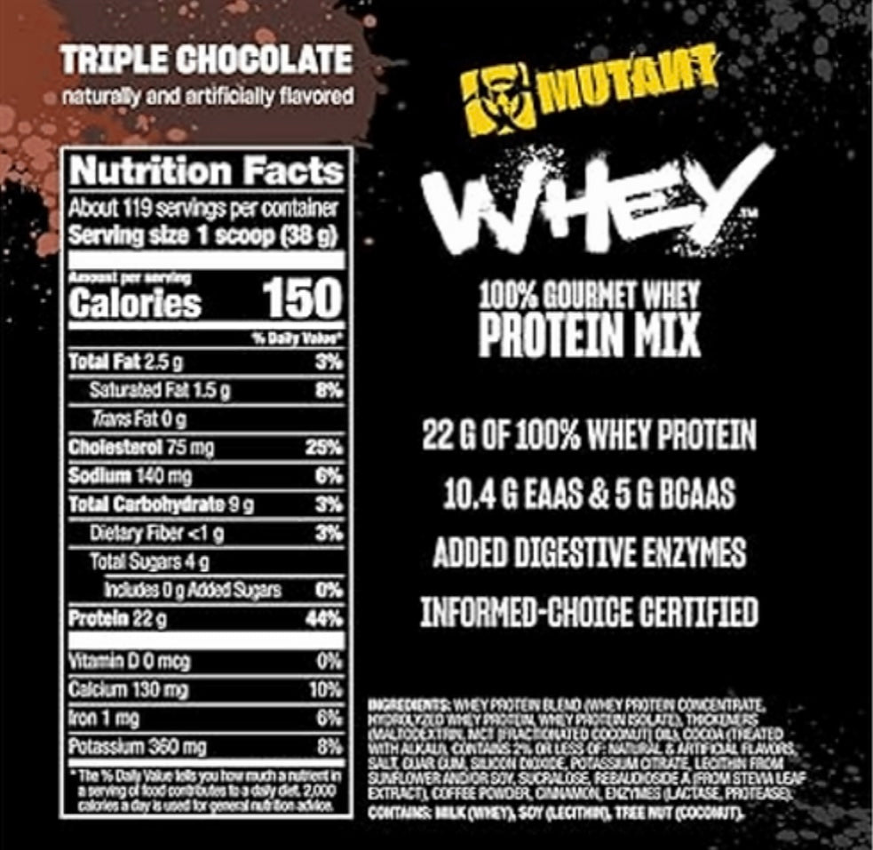 Mutant Whey 10 Lbs