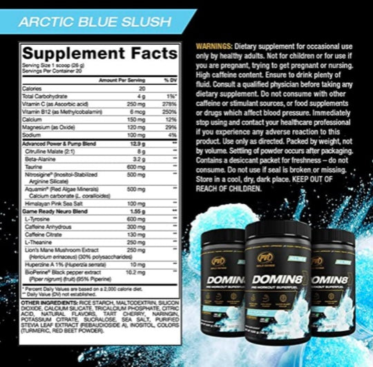 Pvl Domin8 Preworkout 20Serv
