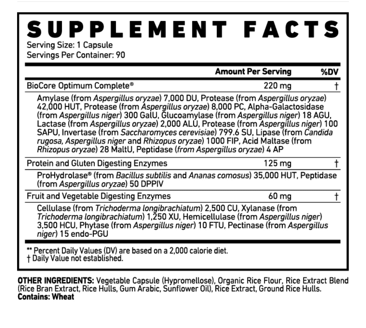 Ghost Digestive Enzymes 90 Caps