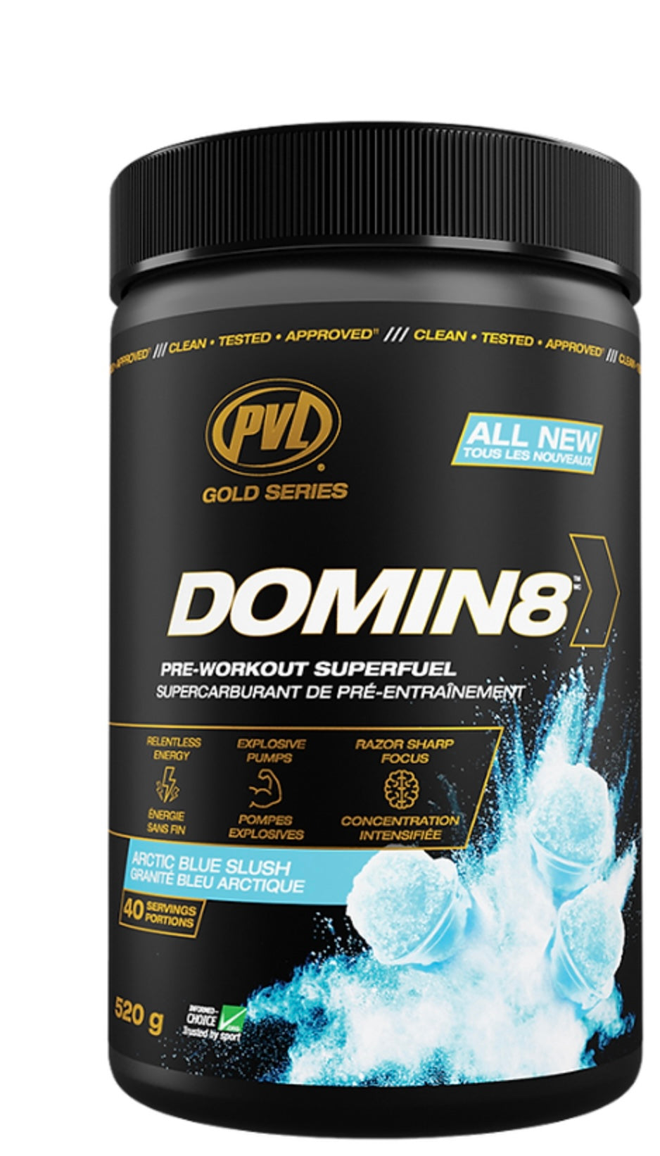 Pvl Domin8 Preworkout 20Serv