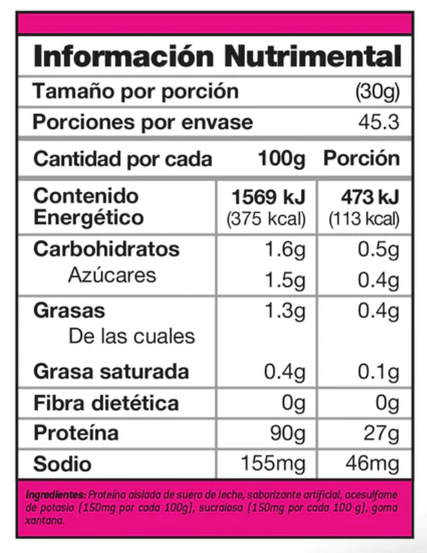 MDN Whey Ner Isolate 3 Lbs