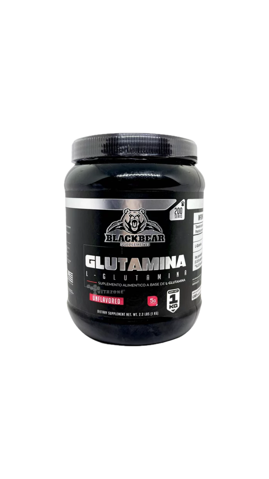 BlackBear Glutamina 200 Serv