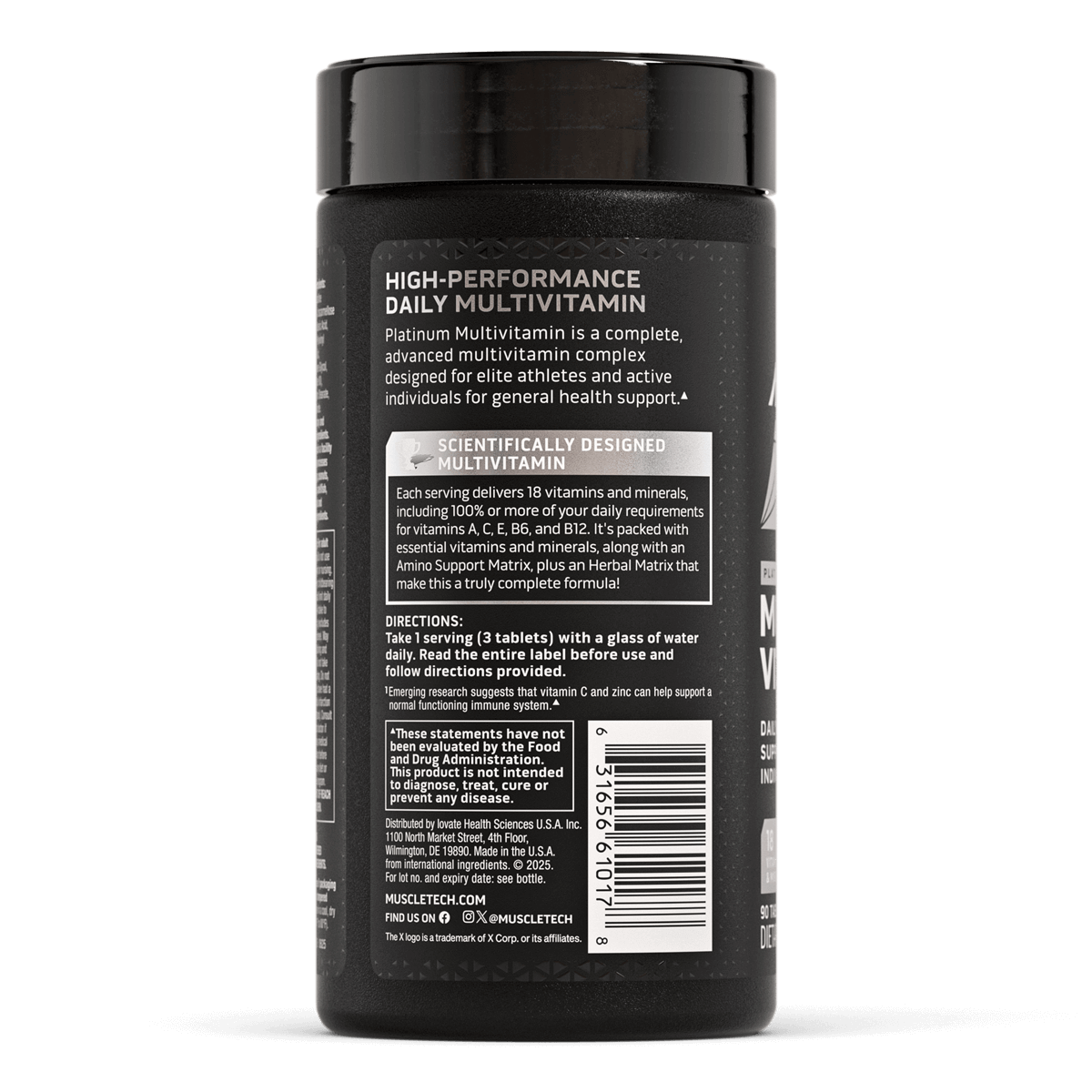 Muscletech Platinum Multi Vitaminico 90 Caps