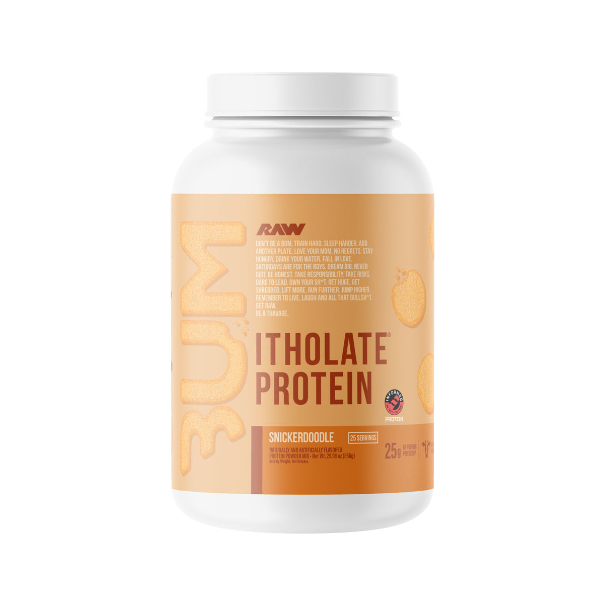 Raw Cbum Protein Itholate 25 Serv