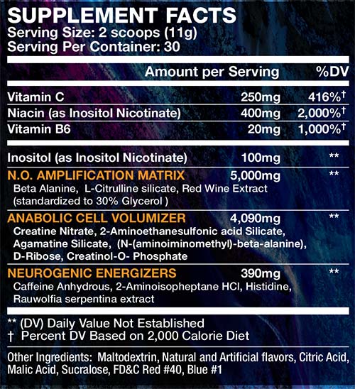 Wicked Pre Entreno 30 Serv