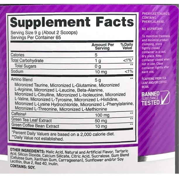 ON Amino Energy 65 Serv