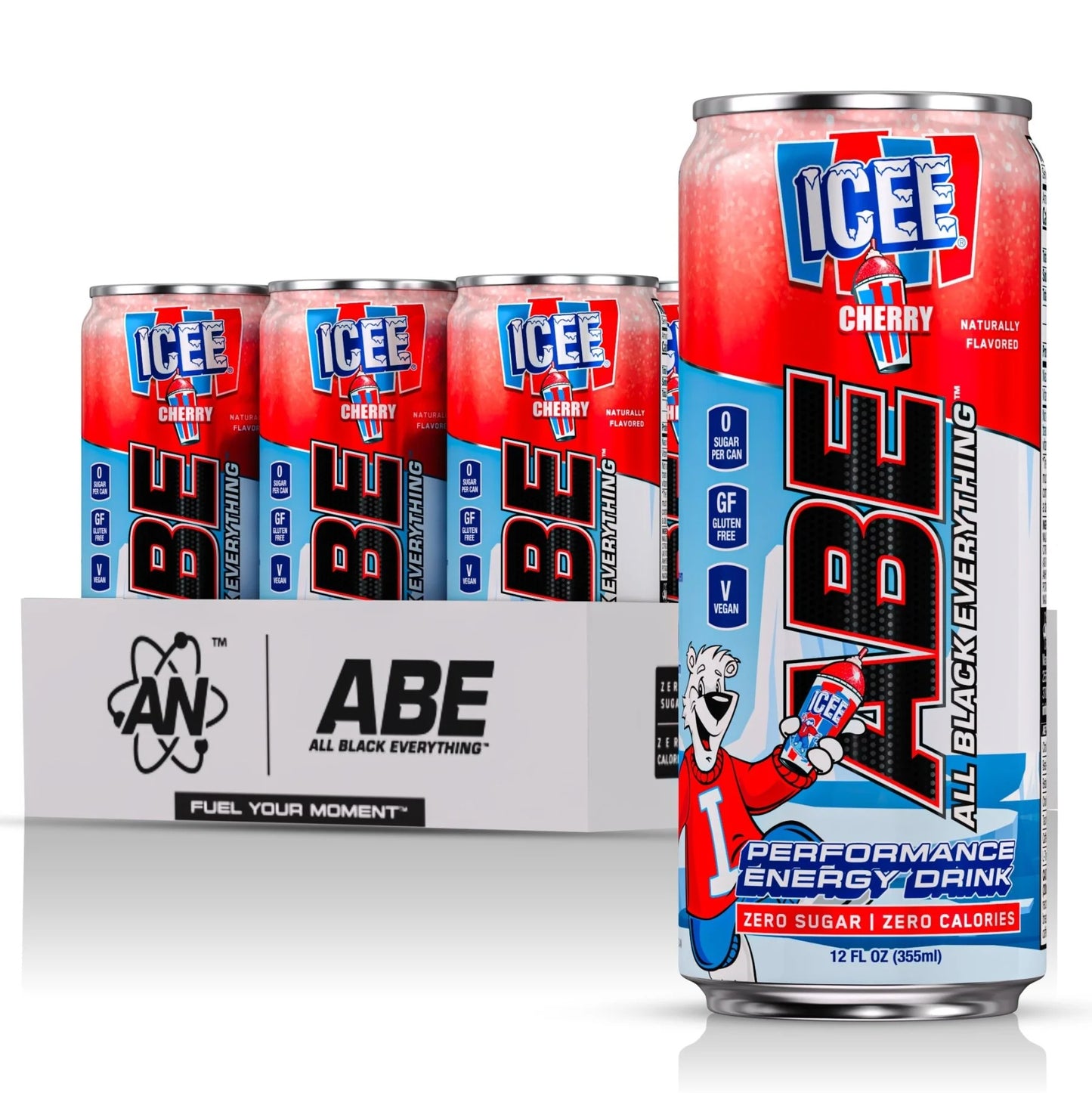 An Abe Icee Performance Energy Drink 12 oz 12 Pack