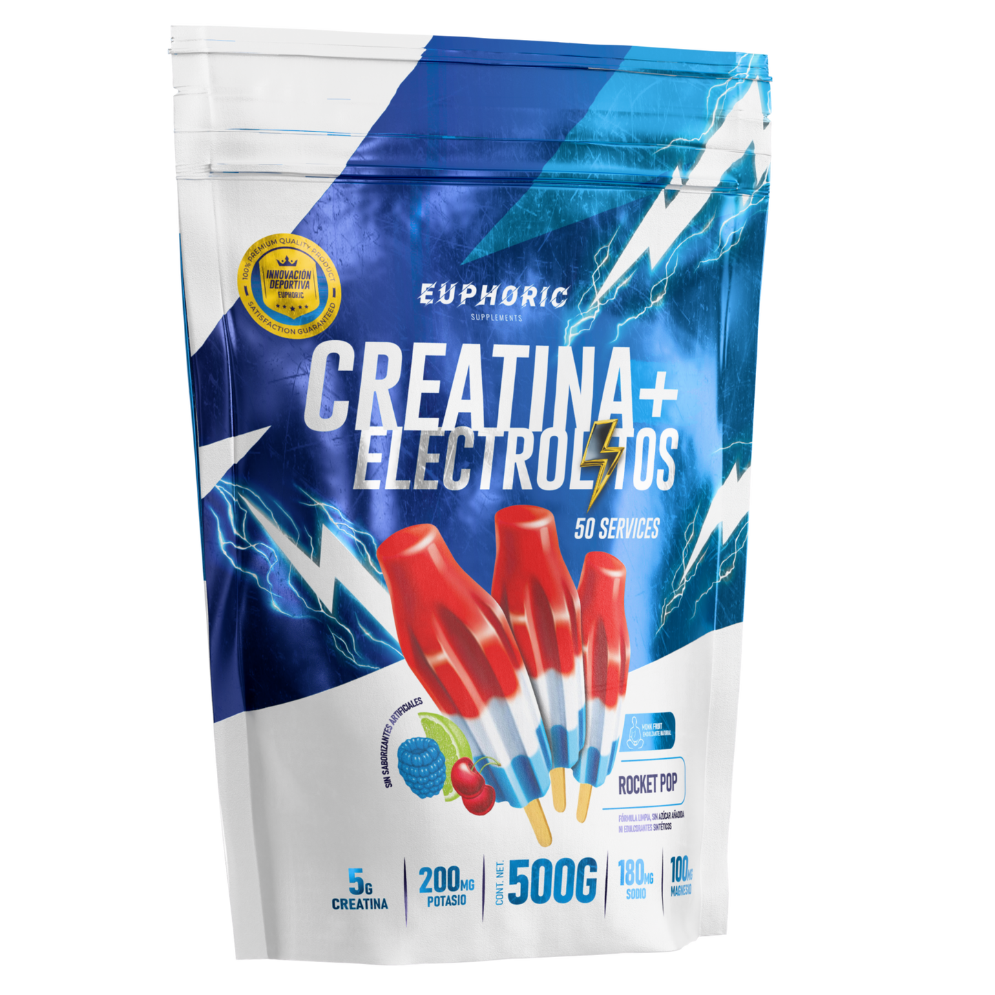 Euphoric Creatina + Electrolitos 500 Grs