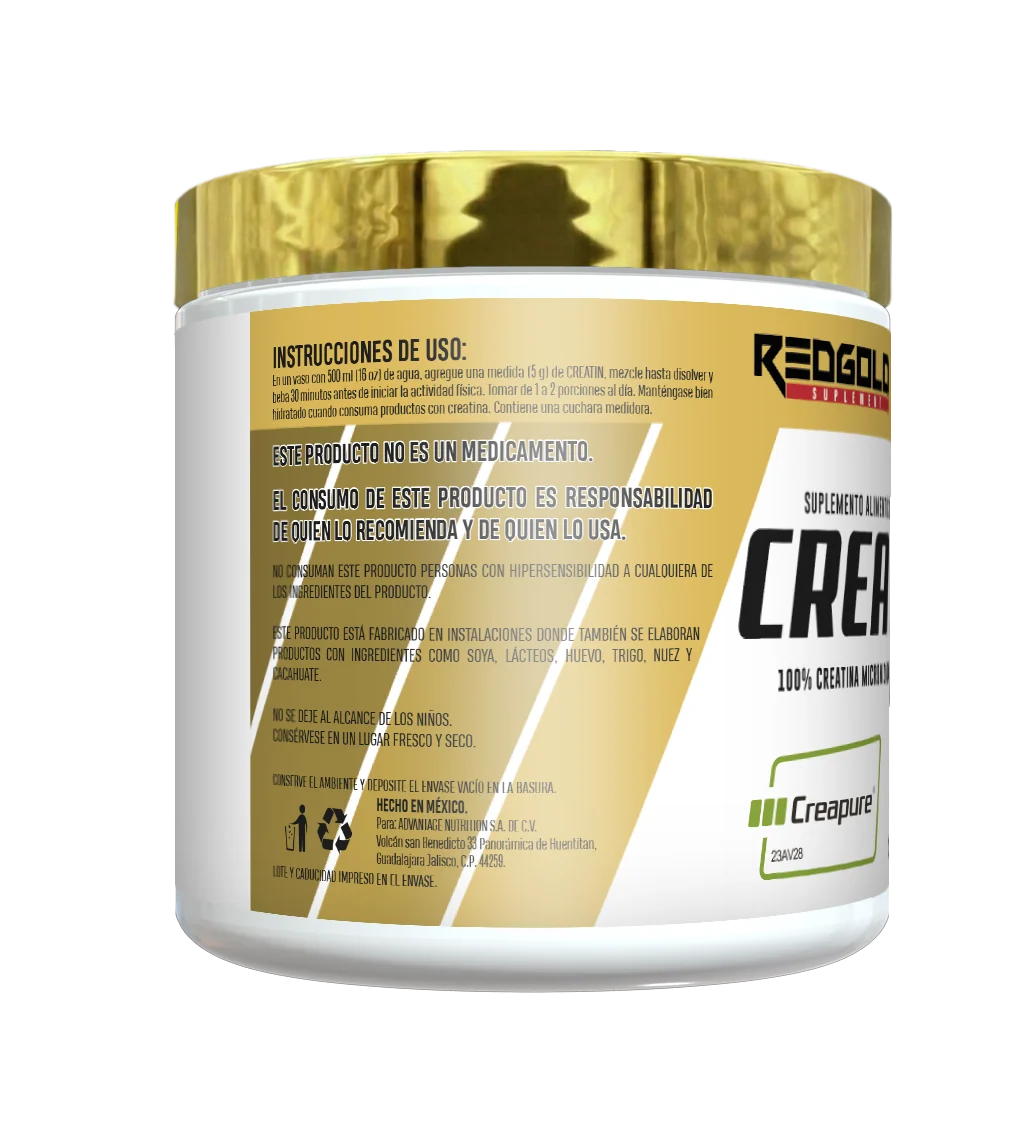 Red Gold Creapure Creatina 30 Serv