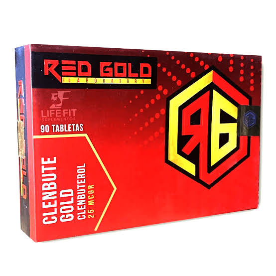 Red Gold Clenbute Gold 25 Mcgr 90 Tabs