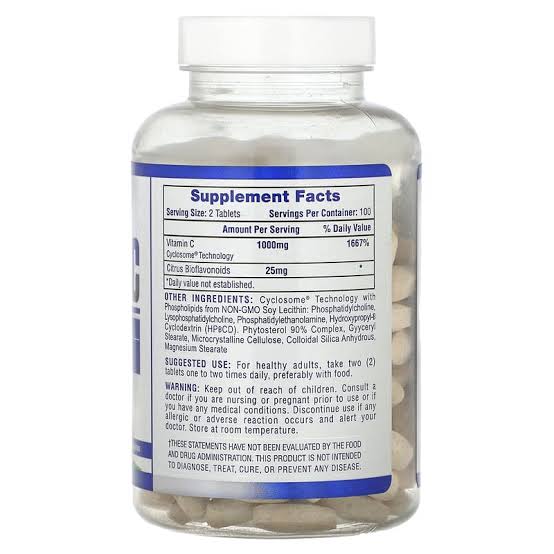 HTP Vitamina C 200 Tabs