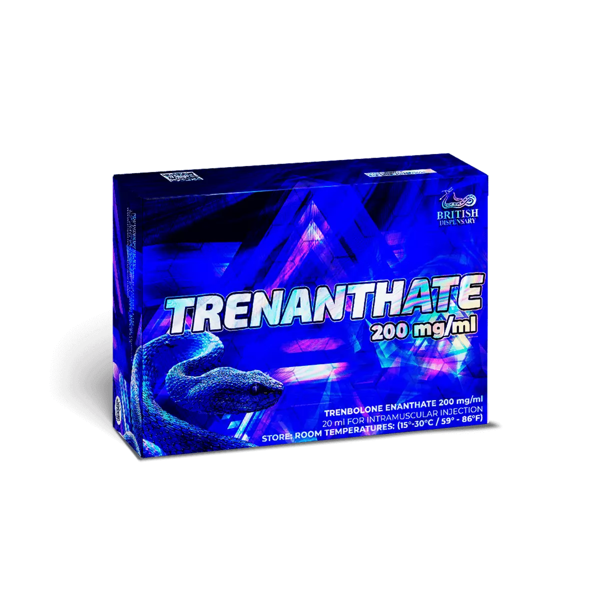 British Dispensary Trenanthate 200 Mg 20 ML