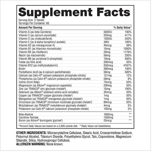 Gaspari Anavite Multivitaminico 180 Tabs