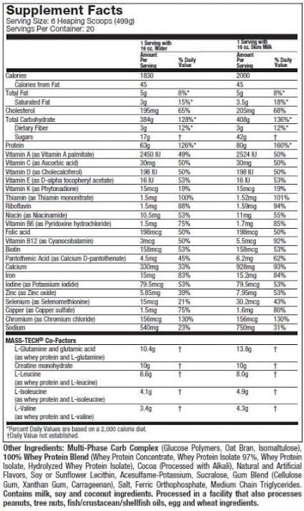 Muscletech Mass-Tech 12 Lbs Extreme 2000
