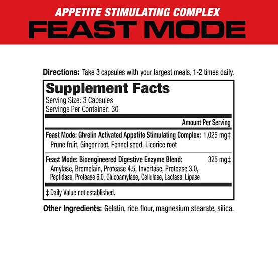MuscleMeds Feast Mode 90 Tabs