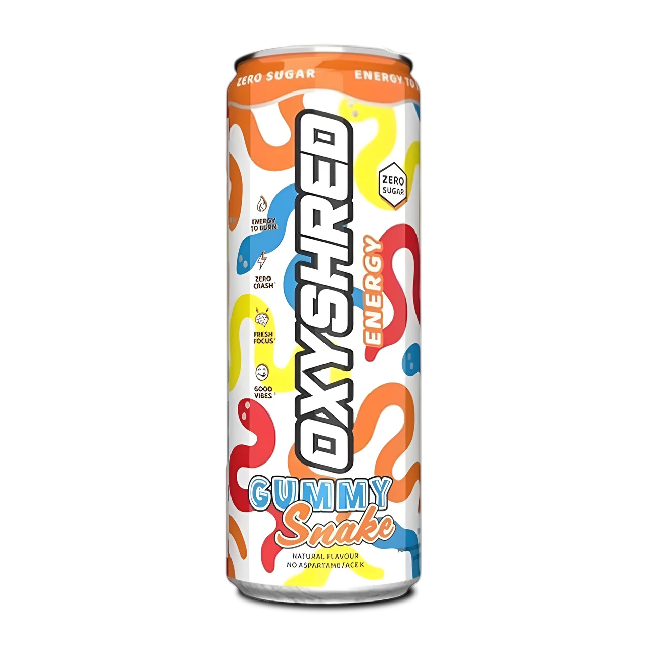 Oxyshred Energy Drink 355ml | Gummy Snake
