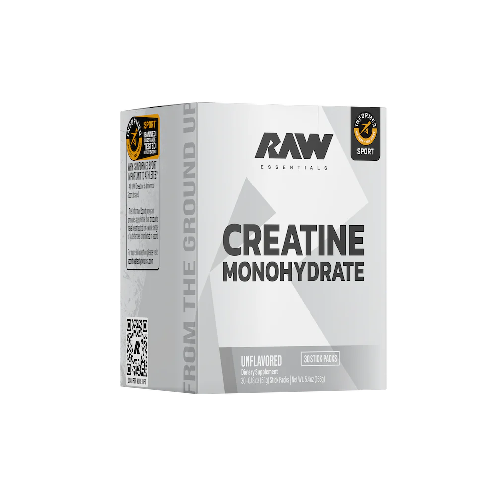 Raw Creatina Stick Pack Box 30 Serv