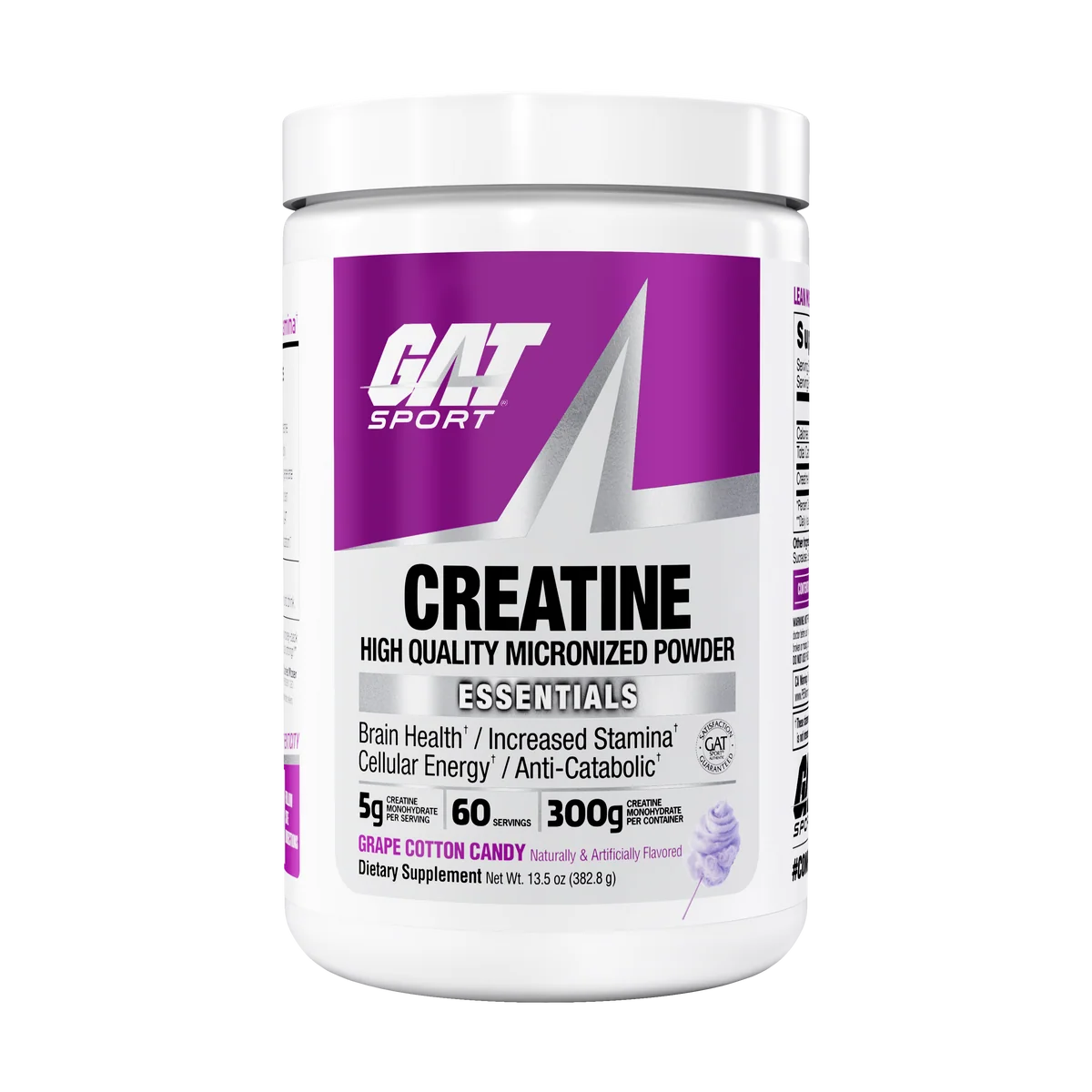 Gat Creatina Monohidratada 60 Serv | Con Sabor
