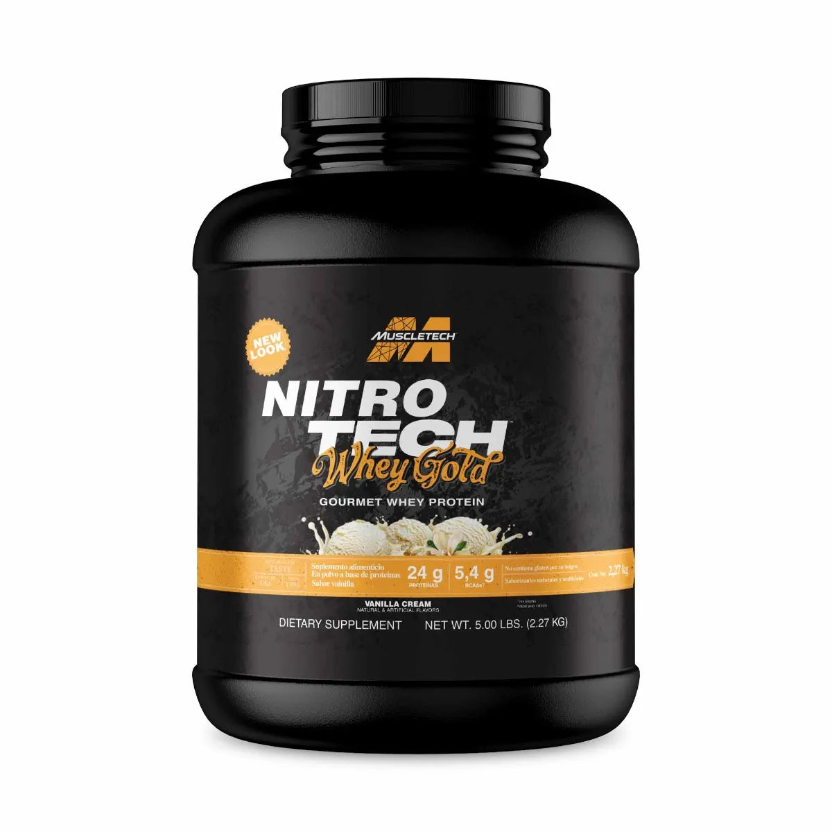 Muscletech Nitro Tech 100% Whey Gold 5 Lbs