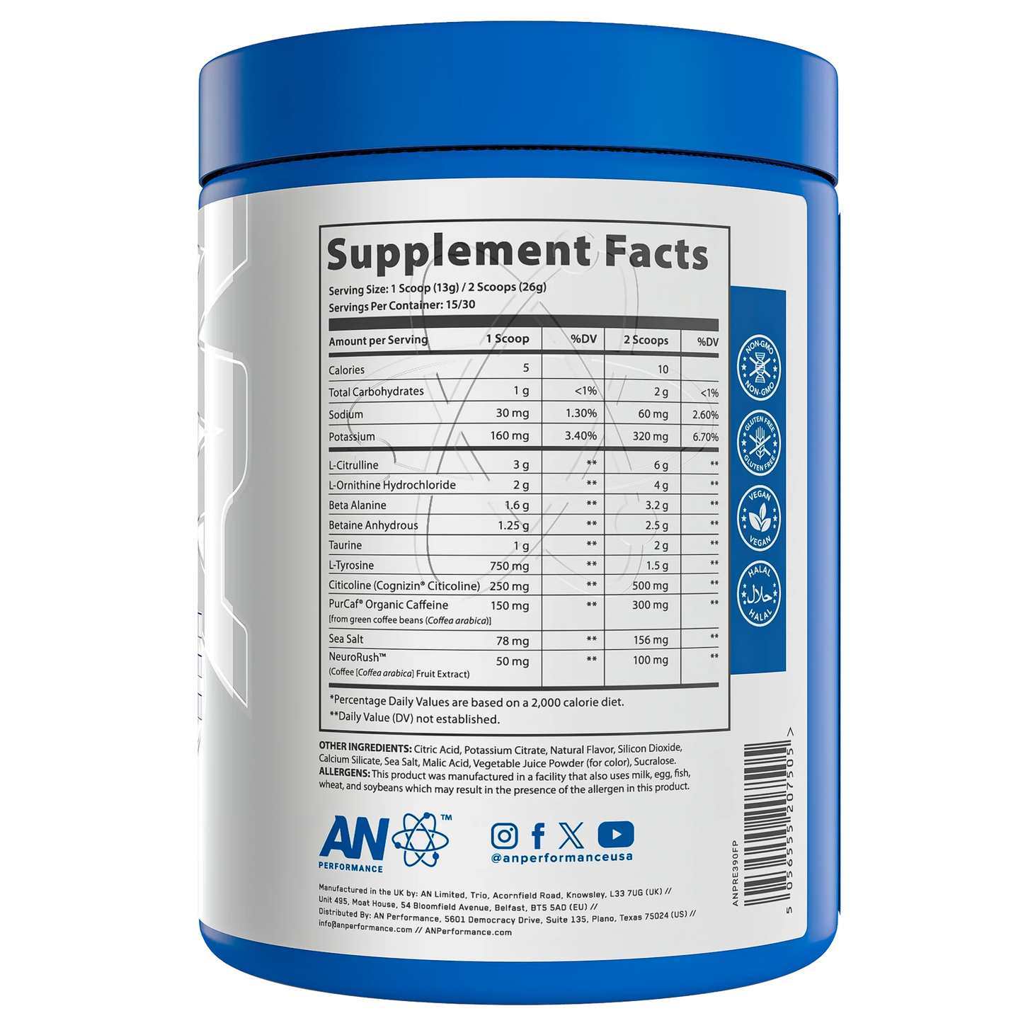 Abe Performance Pre Entreno 30 Serv