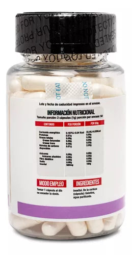 Superlabs Inositol 500 Mg Vitamina B8 100 Caps