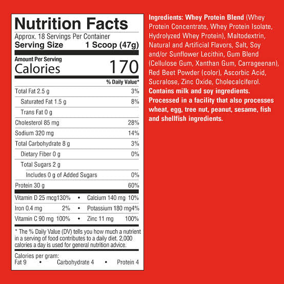 Muscletech Six Star 100% Whey Protein Plus 1.81 Lbs